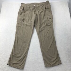 Clothing Arts Pants Mens 40x32 Beige PCubed Cargo Pick Pocket Proof Nylon Travel